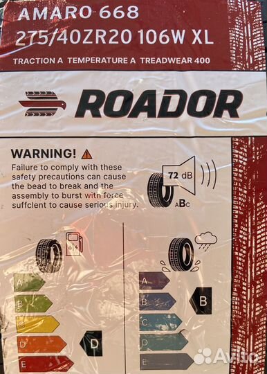 Roador Amaro 668 275/40 R20 106W