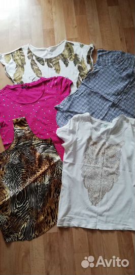 Вещи женские 10 шт, пакетом р46