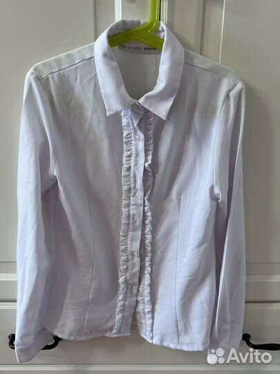 Блузка белая школьная