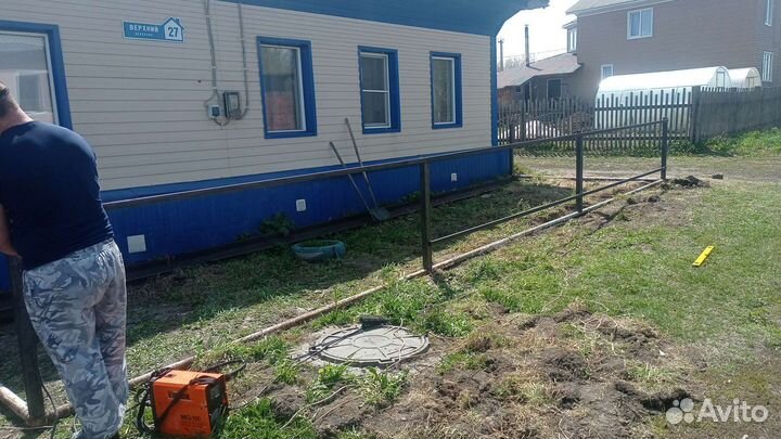 Установка заборов, фасады, кровля