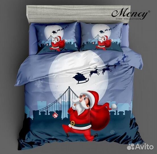 Детское новогоднее постельное бельё Mency Новое