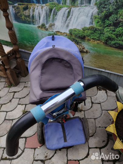 Велосипед с тростью