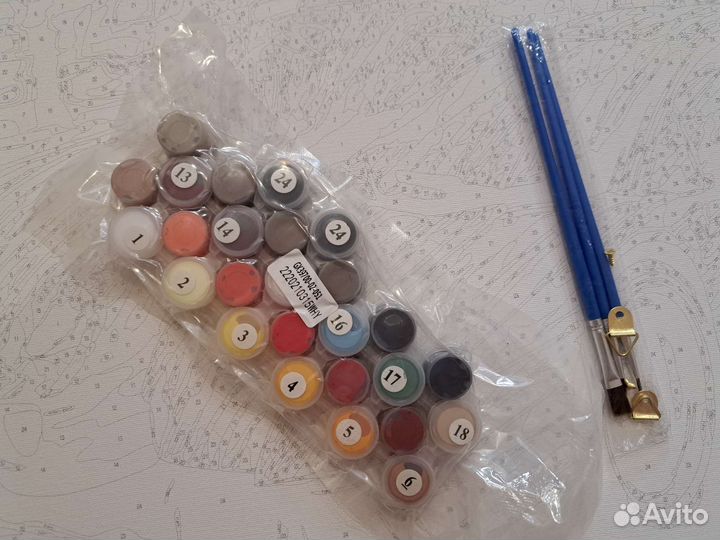 Картина по номерам на холсте 40*50 Ночные гонки