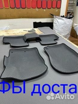 Эва Коврики 3D с бортами для авто