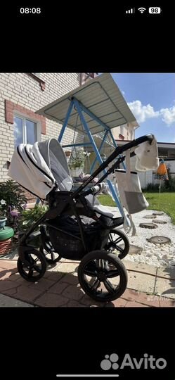 Коляска 2 в 1 peppy sandra