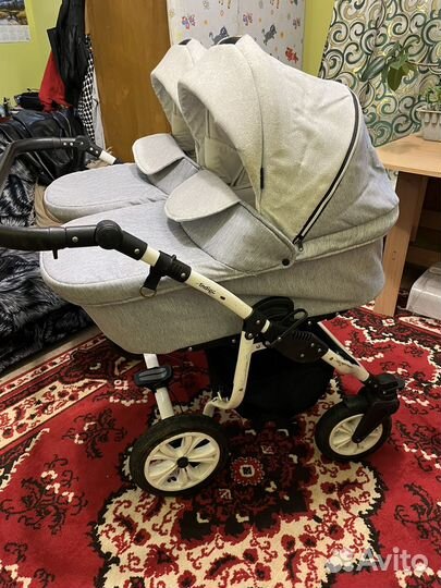 Коляска для двойни или погодок 3 в 1