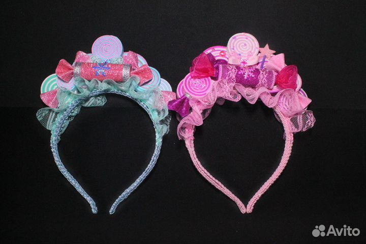 Ободок с конфетками