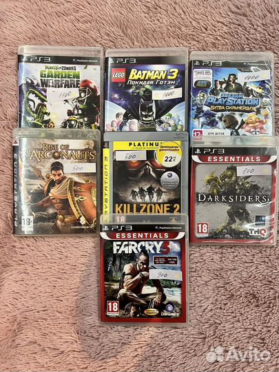 Игры для приставок PS3 PS2 цены на фото