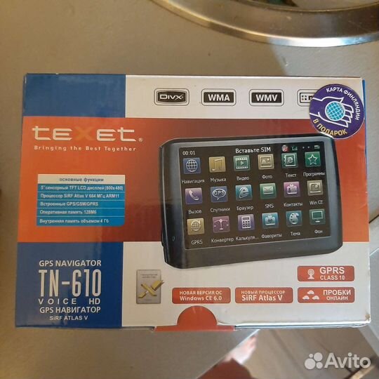 GPS-навигатор Texet TN-610