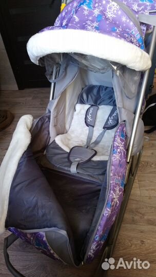 Детские зимние санки