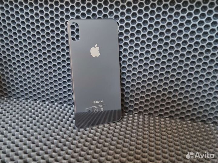 Заднее стекло iPhone XS Max черное