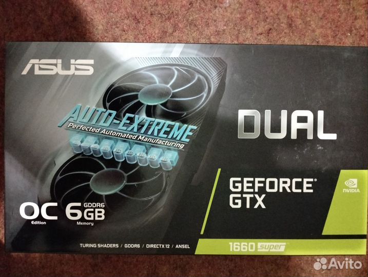 Видеокарта gtx 1660 super