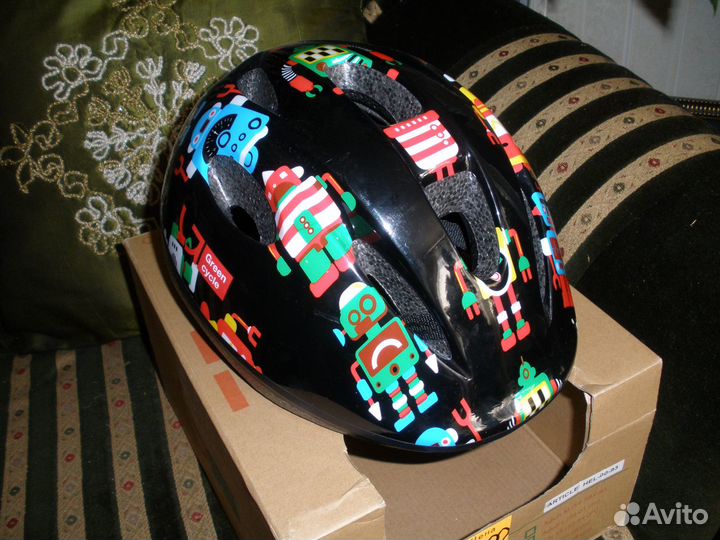 Детский велошлем Green Cycle