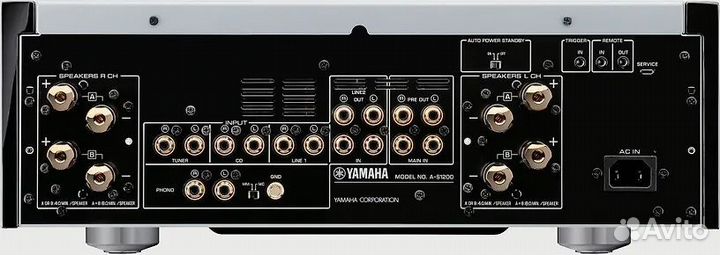 Новый усилитель Yamaha A-S1200, серебристый EU