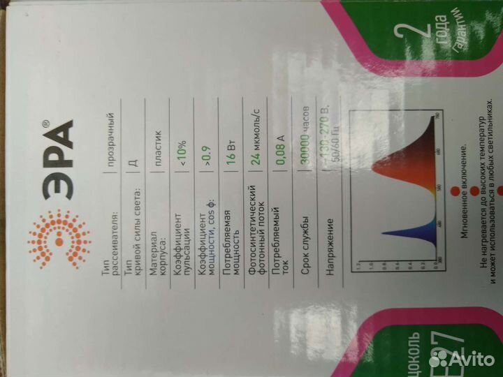 Фитолампа для растений