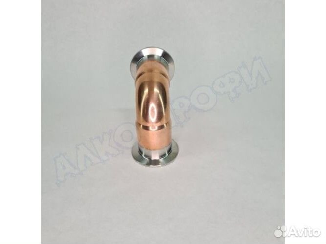 Угол (отвод) с фланцами медный 90 2