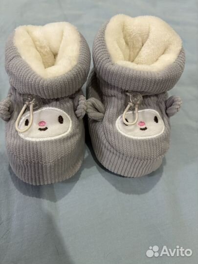 Детские пинетки теплые
