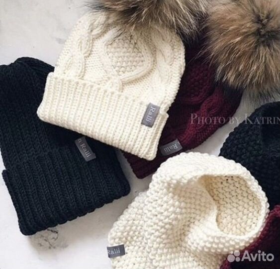 Комплект шапка и снуд меринос