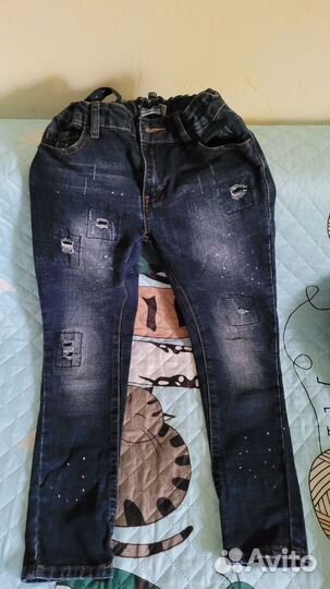 Джинсы для мальчика 134