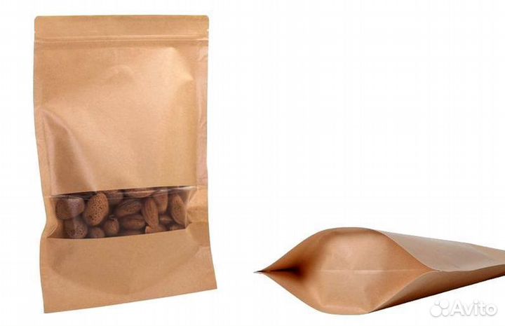 Крафт окно дой пак