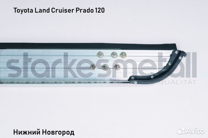 Подножки Toyota Land Cruiser Prado 120 TOR