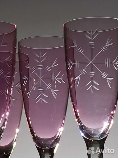 Калининские фужеры винтаж