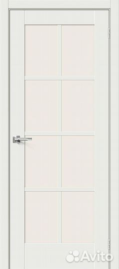 Дверь межкомнатная белая Браво