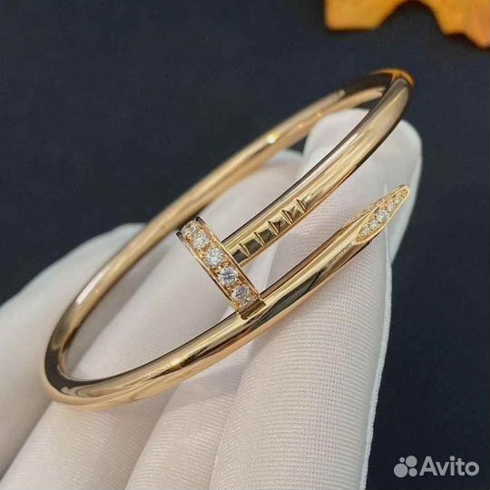 Браслет Cartier Juste un Clou Розовое золото 0,55ct