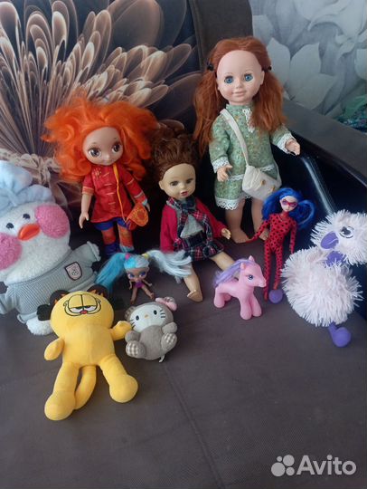 Игрушки куклы пакетом для девочки