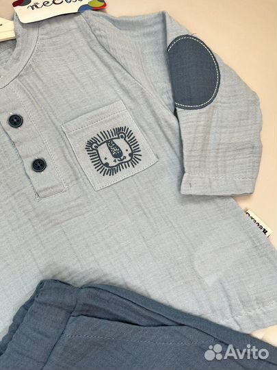 Костюм муслиновый детский новый