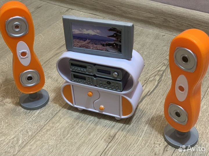 Телевизор с колонками для кукол