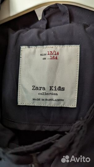 Куртка парка детская Zara