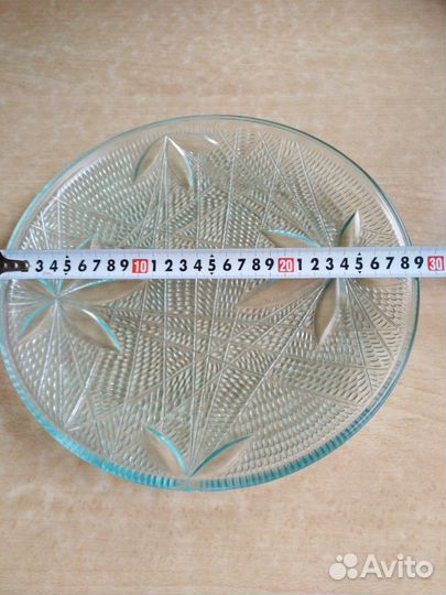 Блюдо Купоросное стекло