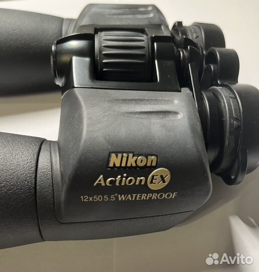 Бинокль nikon action Ex 12x50 5.5 waterproof