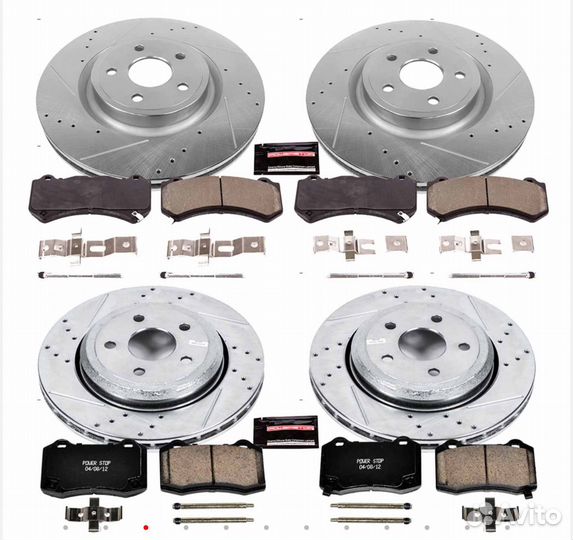 Тормоза Powerstop Jeep Grand Cherokee SRT wk2