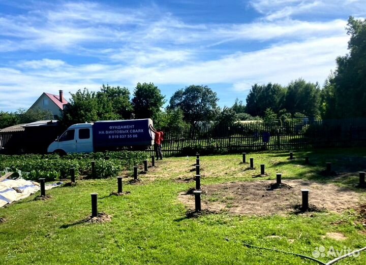 Винтовые сваи под ключ