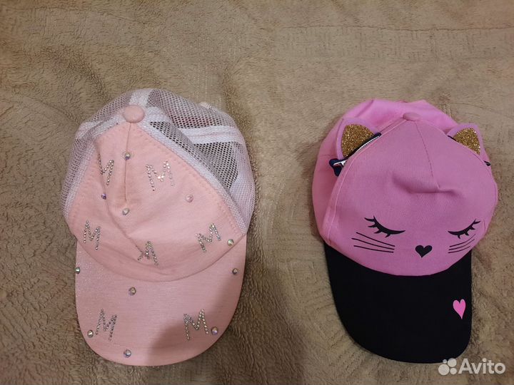 Бейсболка, кепка для девочки 3-4 года