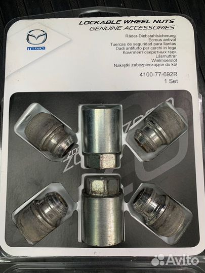 Секретки оригинал на колеса Mazda