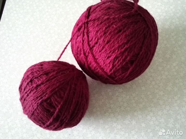 Нитки новые, шерсть
