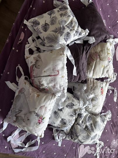 Бортики в кроватку