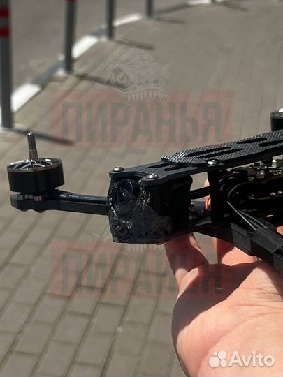 Дрoн FPV рiranha 7 и 10 дюйм