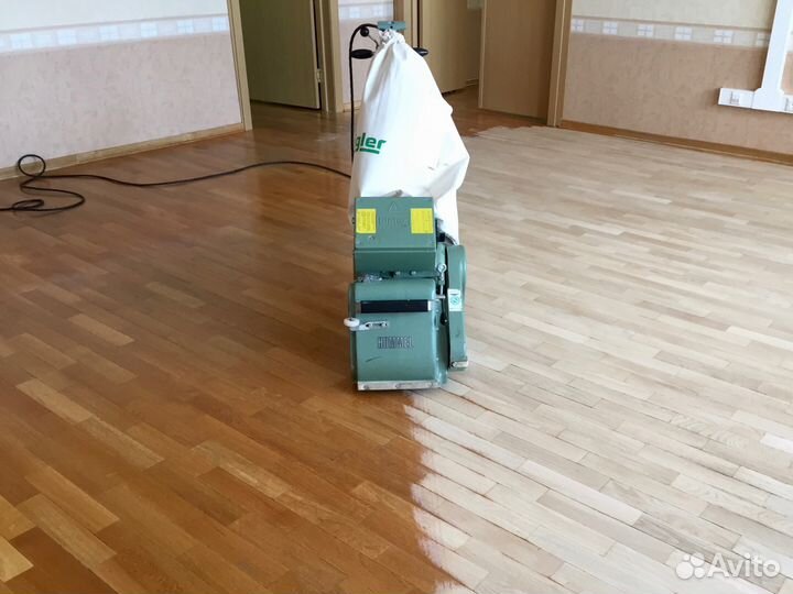 Шлифовка паркета, ремонт паркета