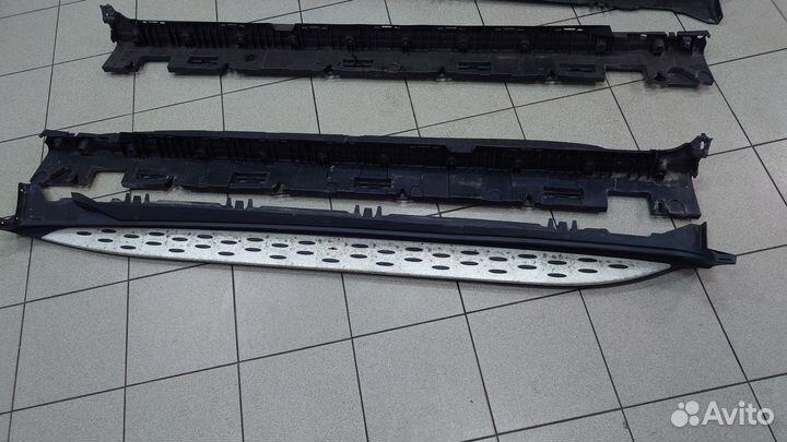 Пороги алюм. Mercedes GLC X253 C253 W253