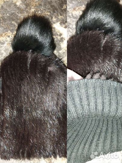 Шапка норковая