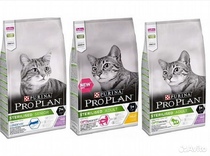Pro Plan Purina корм для кошек 10кг