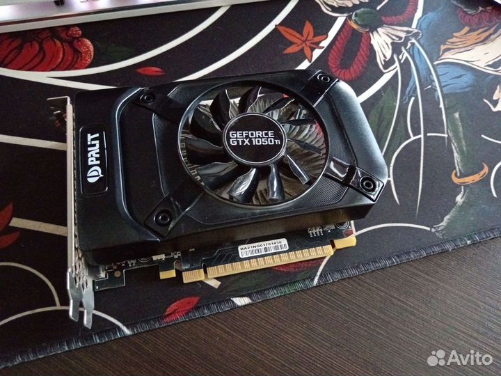 Видеокарта Palit GeForce GTX 1050 Ti StormX 4GB