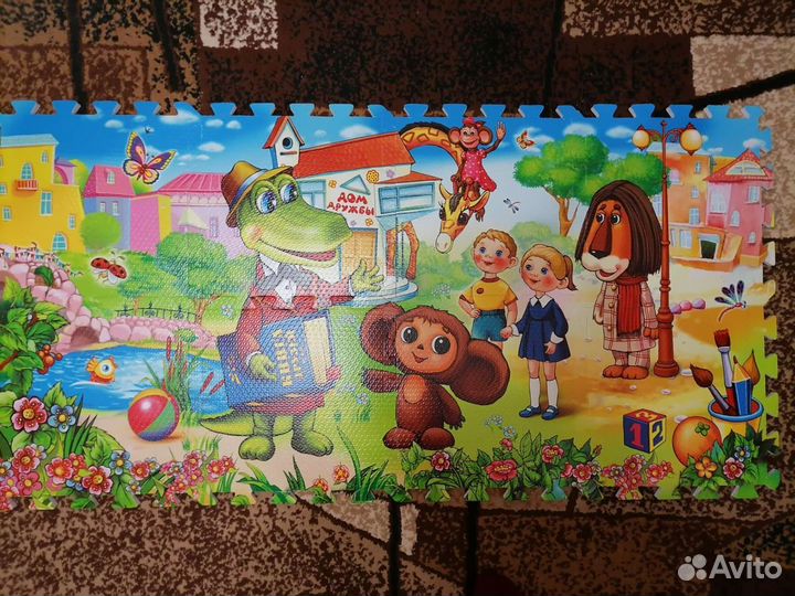 Коврик-паззл для малышей - 2 штуки