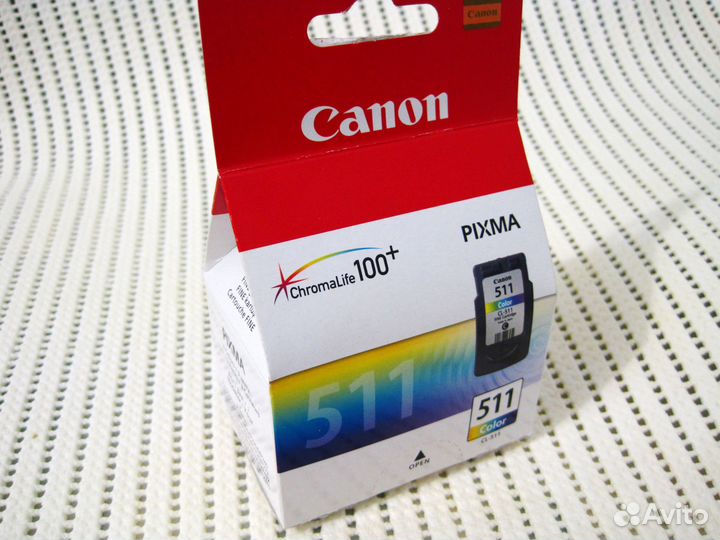 Картридж для принтера Canon CL-511. новый. Япония