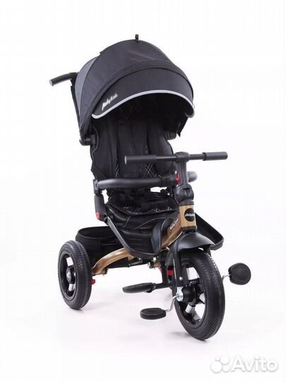 Трехколесный велосипед Moby kids Leader Air черный