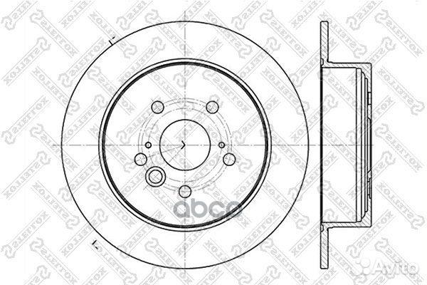 6020-4574-SX диск тормозной задний Toyota Rav4